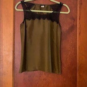 JCrew Silk/Lace tank size 6